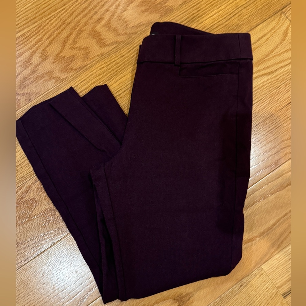 LOFT burgundy trousers Slim Fit